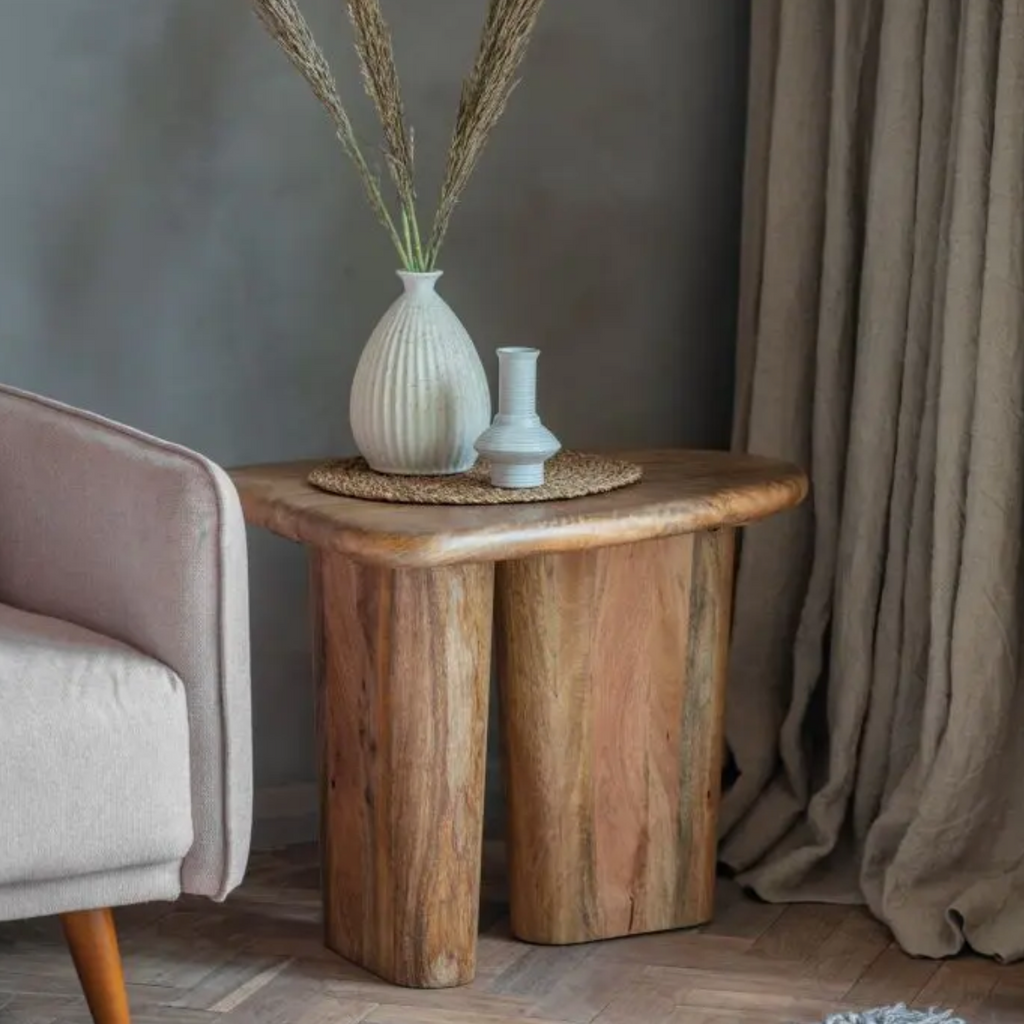 Hoffman Mango Wood Lamp Table