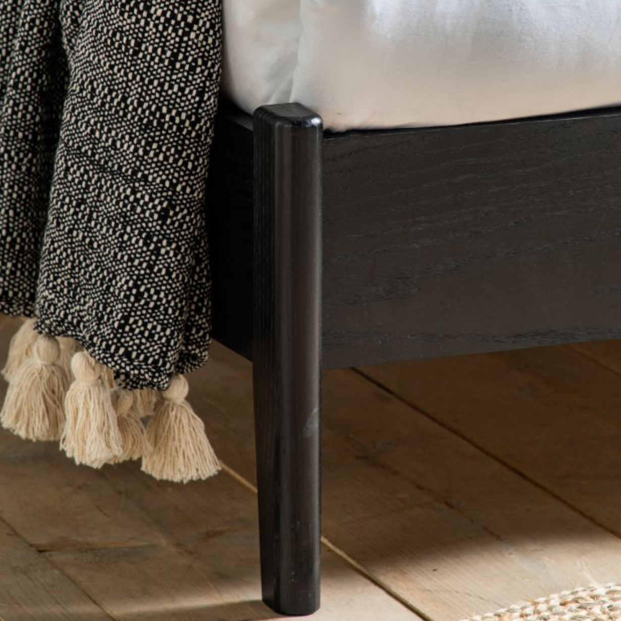 Skylar Rattan Boho Bed - Luxury Interiors