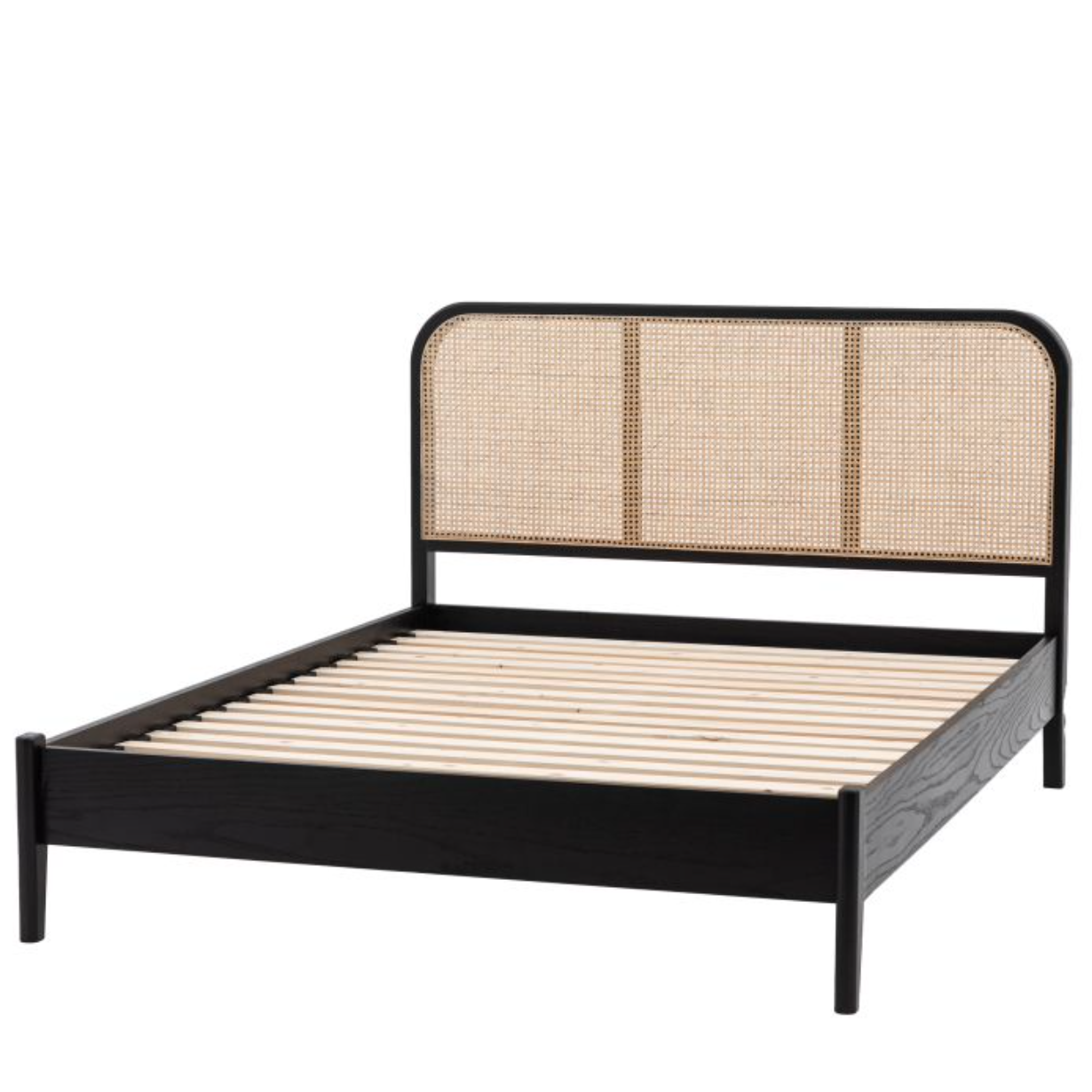 Skylar Rattan Boho Bed - Luxury Interiors