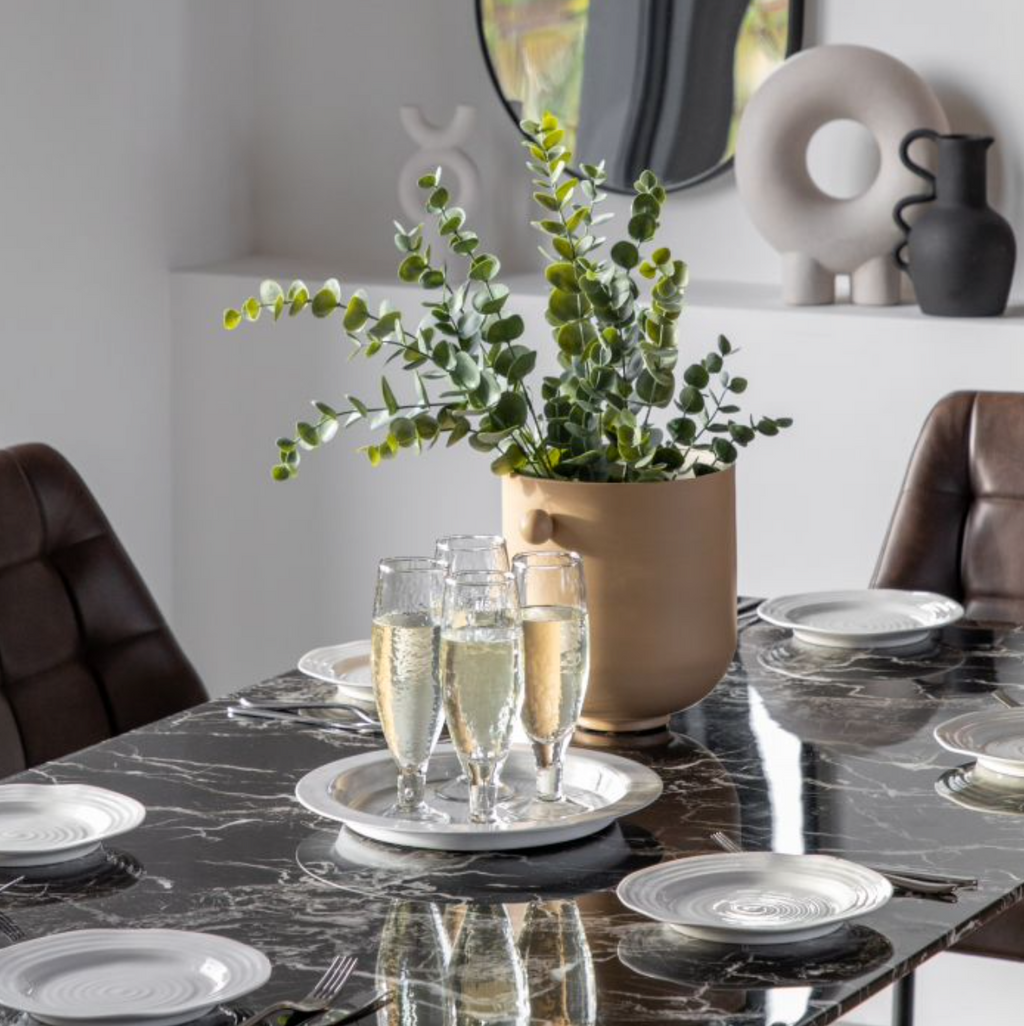 Davidson Marble Inspired Dining Set