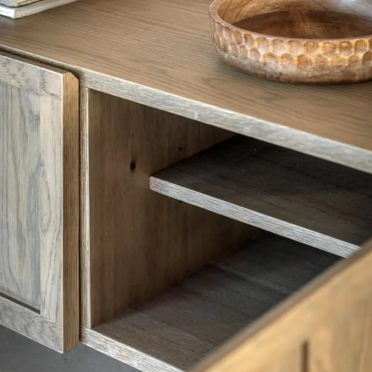 Panelled Media Unit - Luxury Interiors