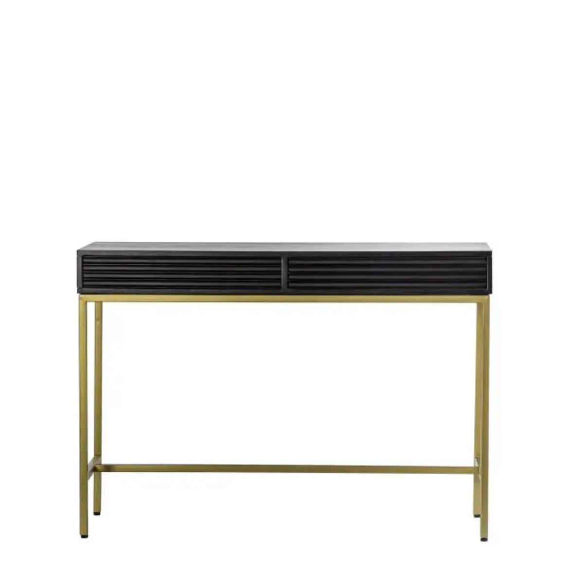 Raya Black & Gold Console Table - Luxury Interiors