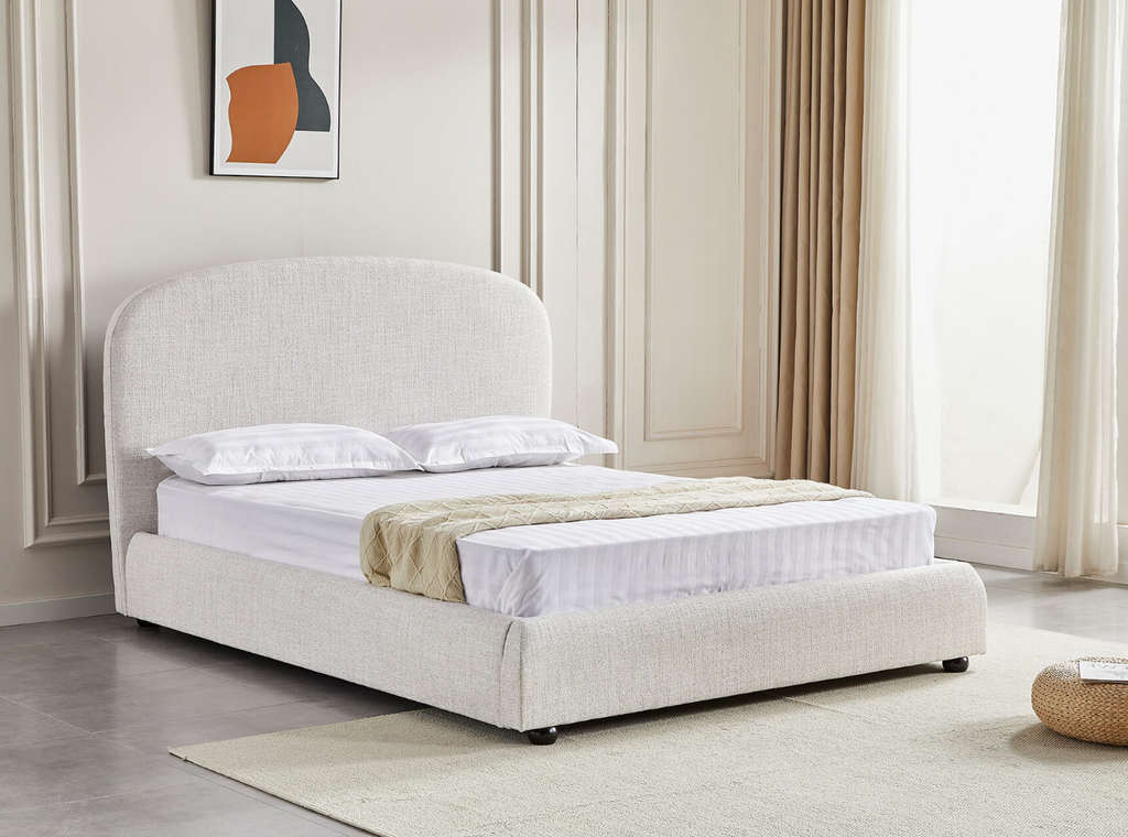 Bambi Linen Bedframe - Luxury Interiors