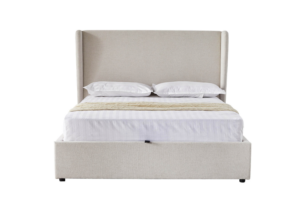 Margaret Cashmere Ottoman Storage Bed - Luxury Interiors