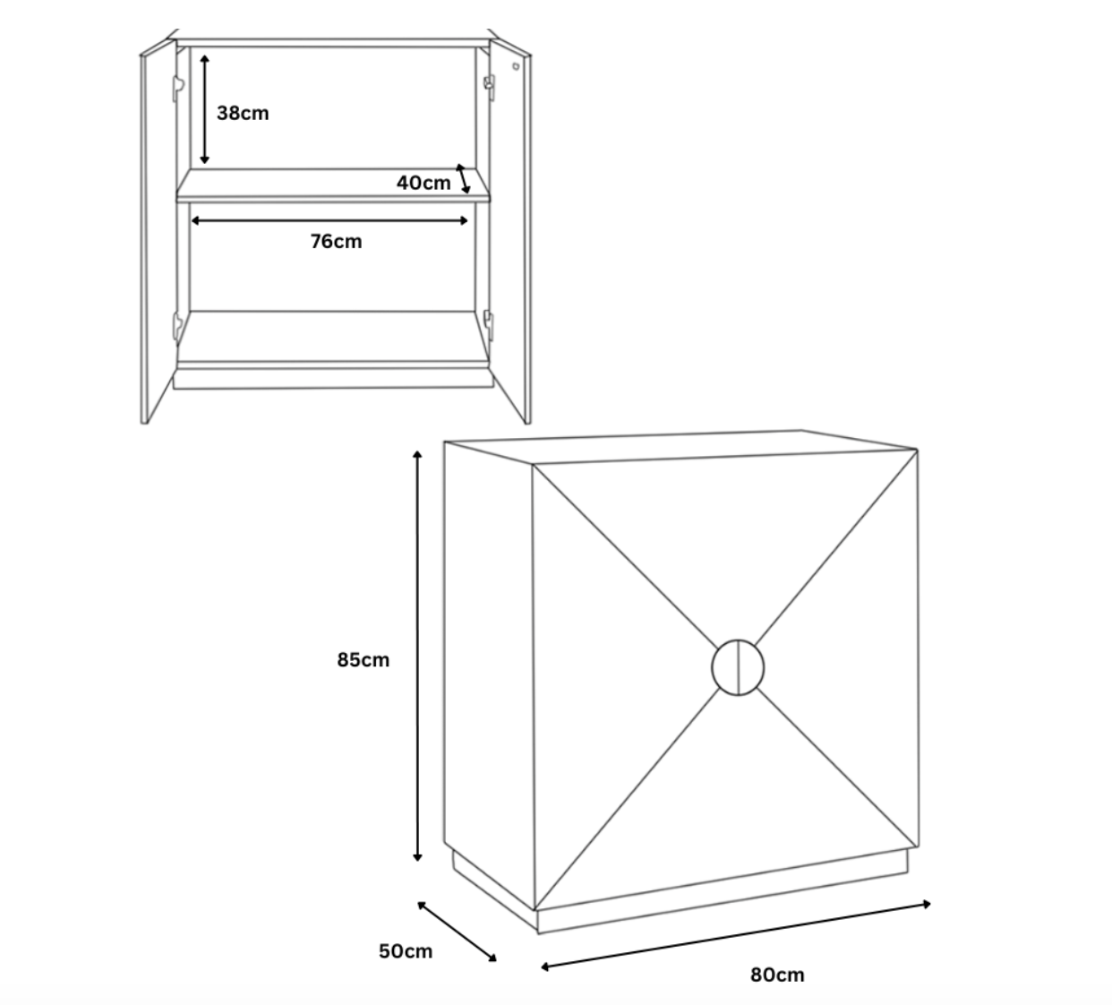 Harbour 2 Door Sideboard