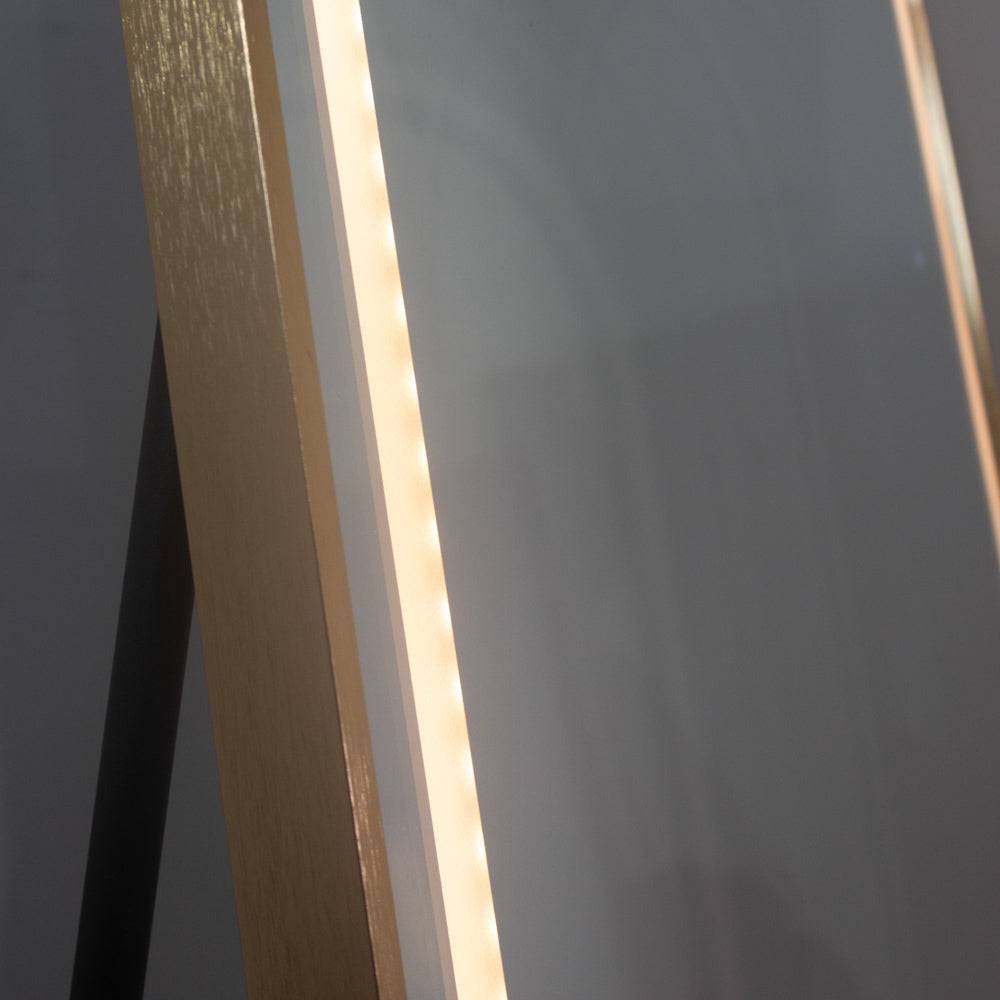 Cheval Arch Hollywood Gold Mirror 170 x 70cm - Luxury Interiors
