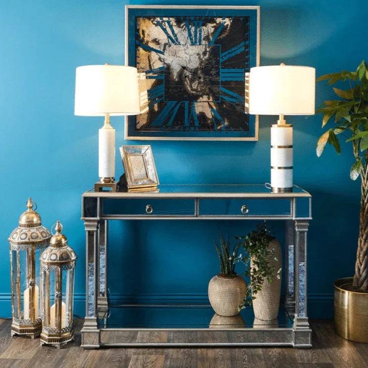 Varese Mirrorred Console Table - Luxury Interiors