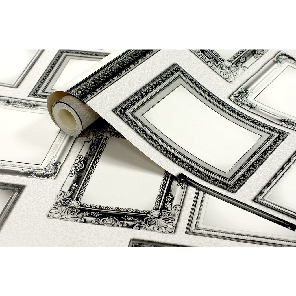 Modern and Traditional Photo Picture Frame Collage Wallpaper (53CM X 10M) - Luxury Interiors