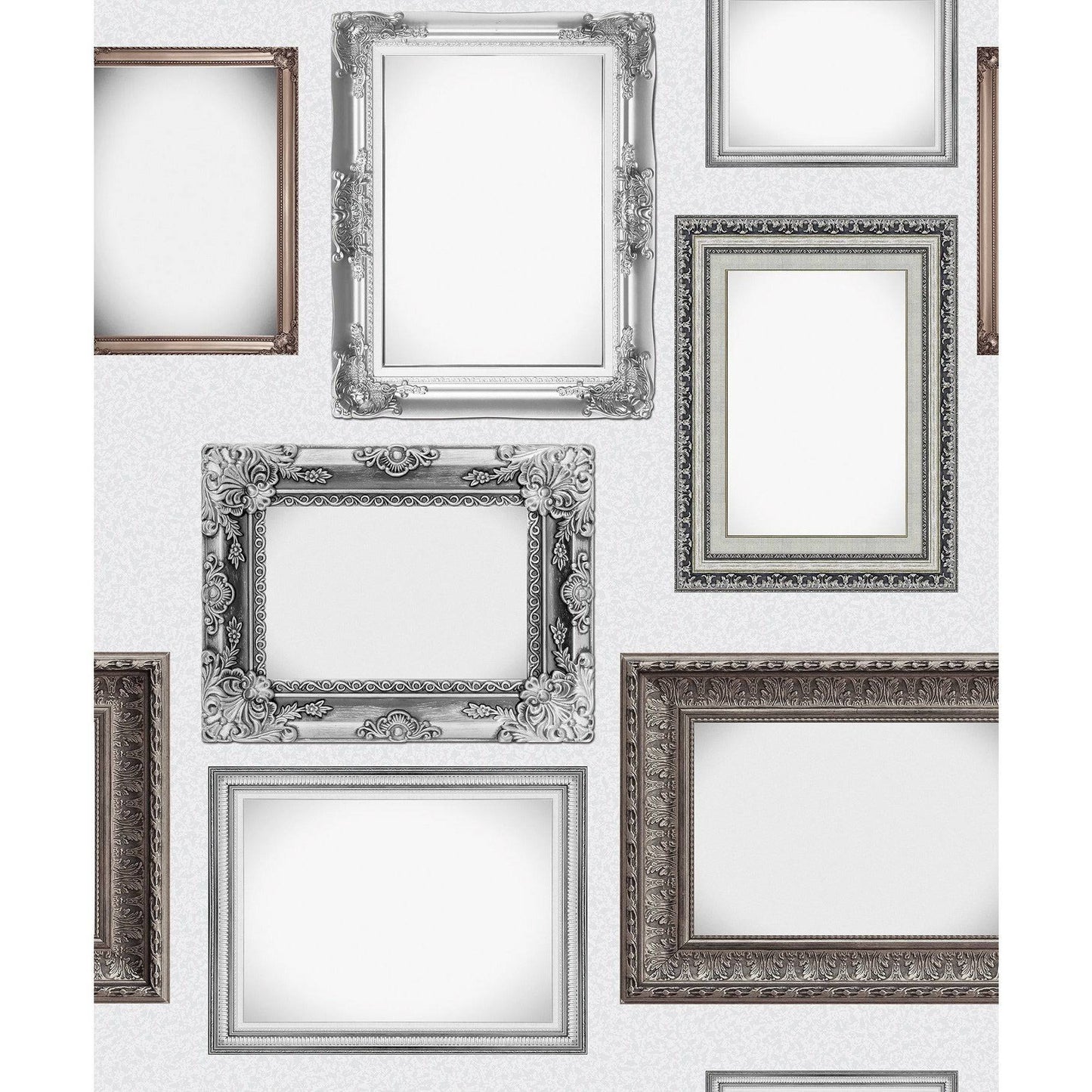 Modern and Traditional Photo Picture Frame Collage Wallpaper (53CM X 10M)