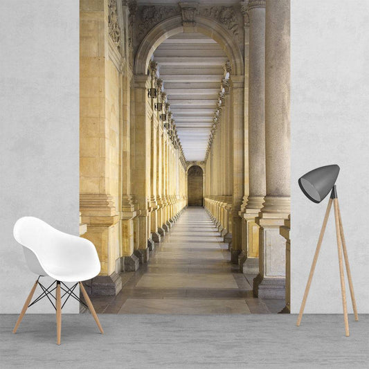 Rome Colonnade Feature Wall Wallpaper Mural 1.58 x 2.32m - Luxury Interiors