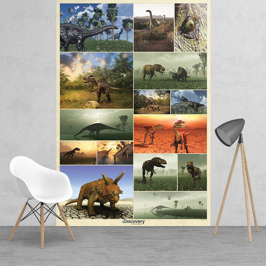 Discovery Channel Dinosaur Collage