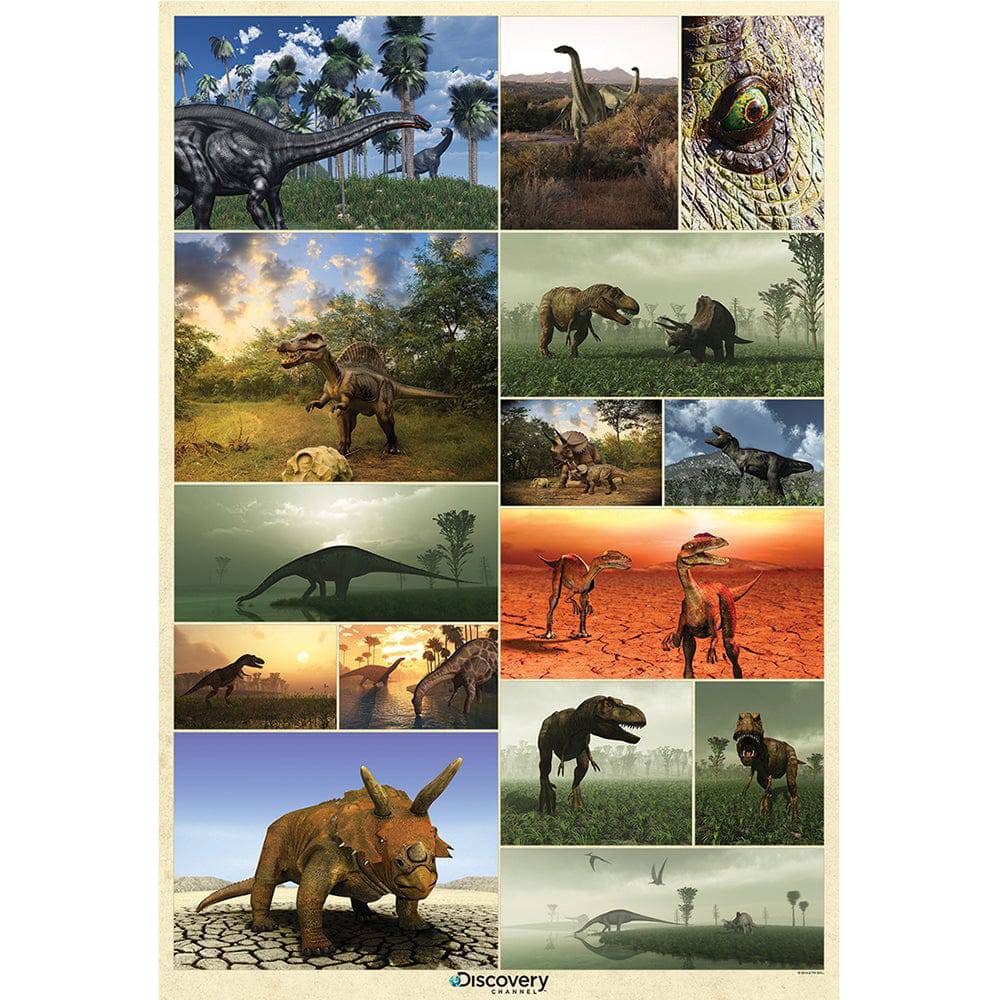Discovery Channel Dinosaur Collage - Luxury Interiors