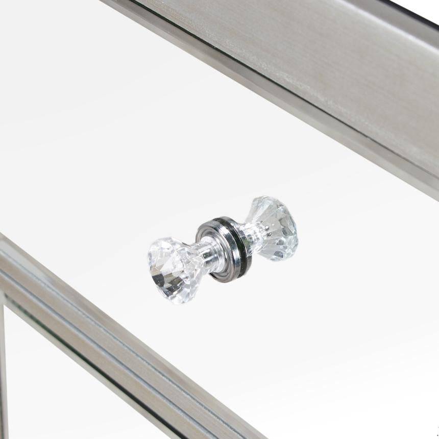 3 Drawer Reflections Curved Leg Locker - Luxury Interiors