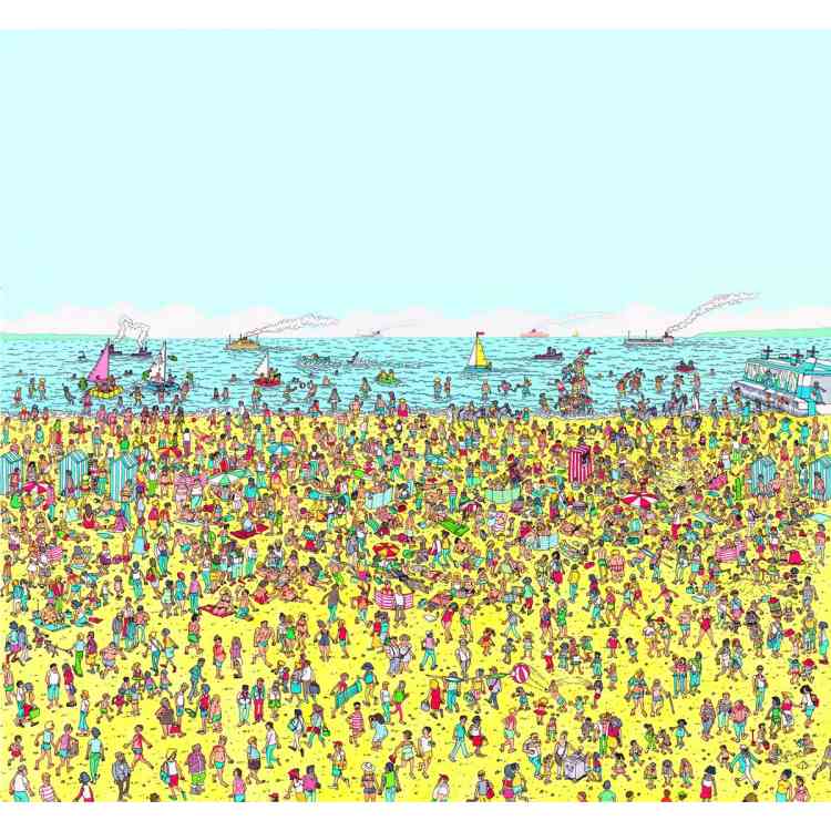 Where's Wally Beach Scene - Luxury Interiors