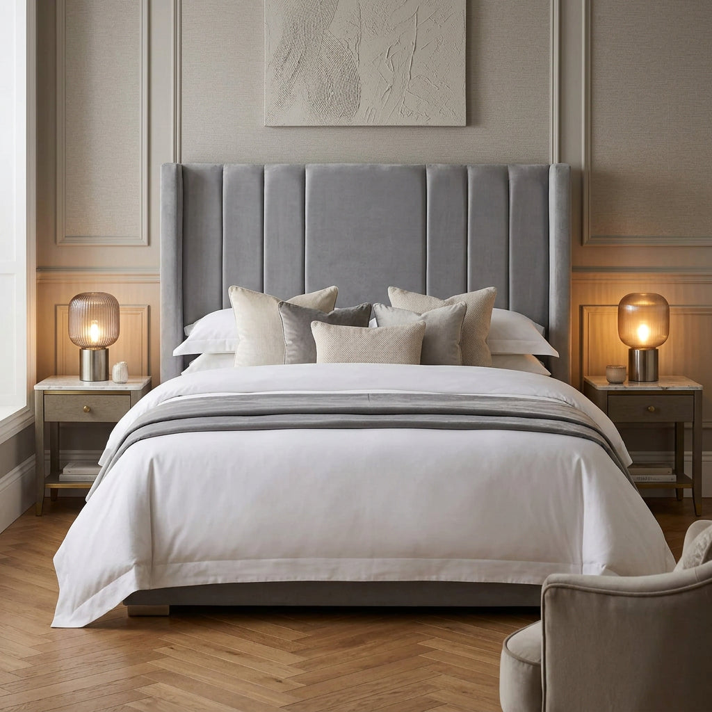Wimslow Wing Full Height Floor Headboard 54" High