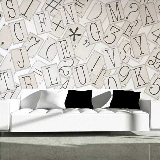 Wall Creative Collage Typo 2 64 piece Wallpaper Product Code: C64P-TYPO-002