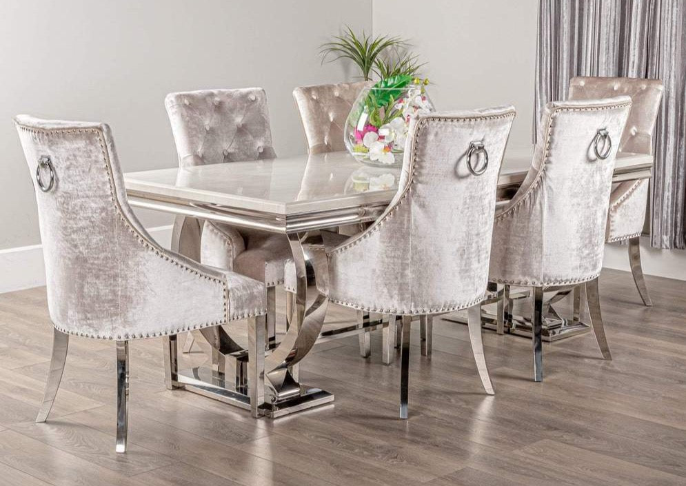 Arianna Marble Dining Set