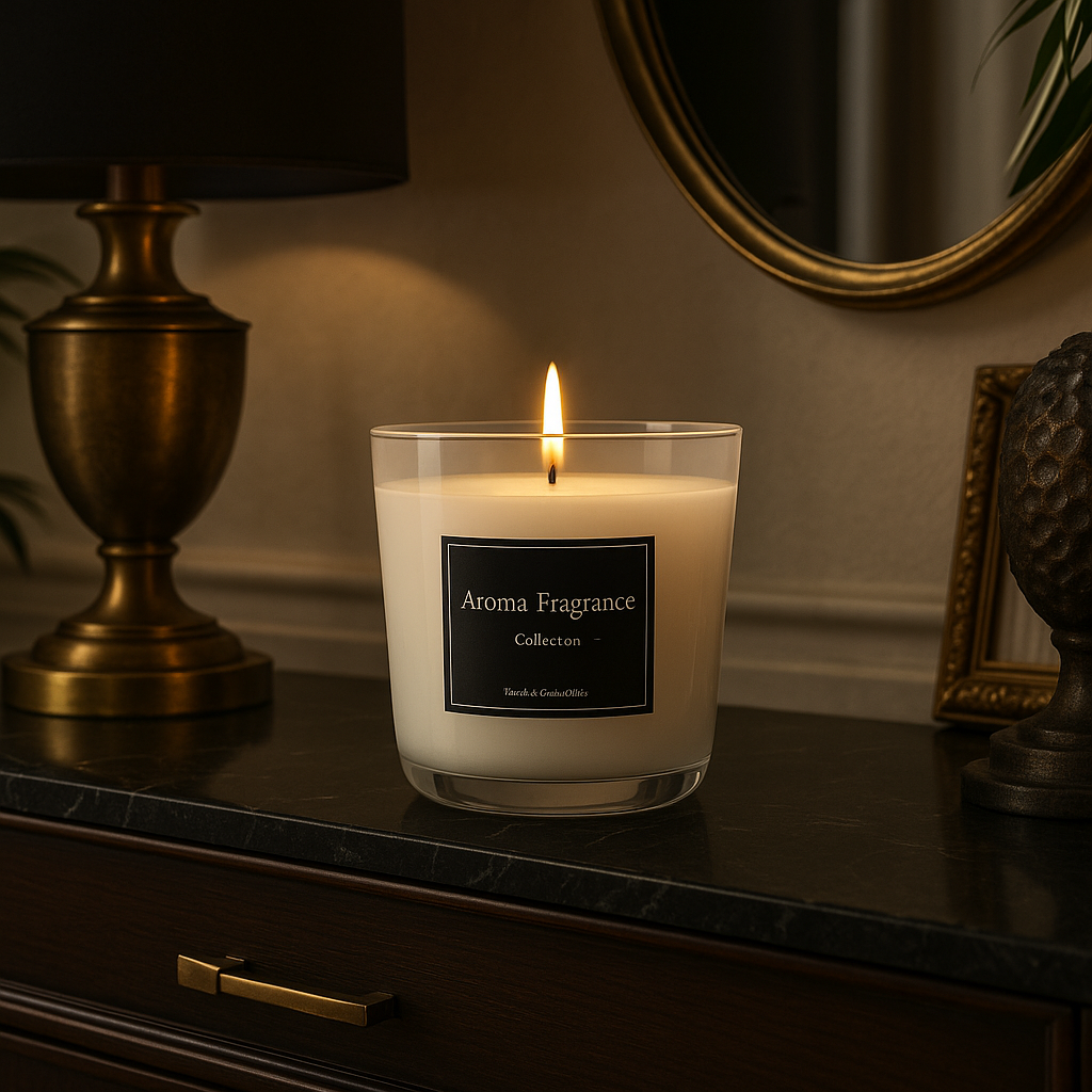 Candle White Lavender - Luxury Interiors