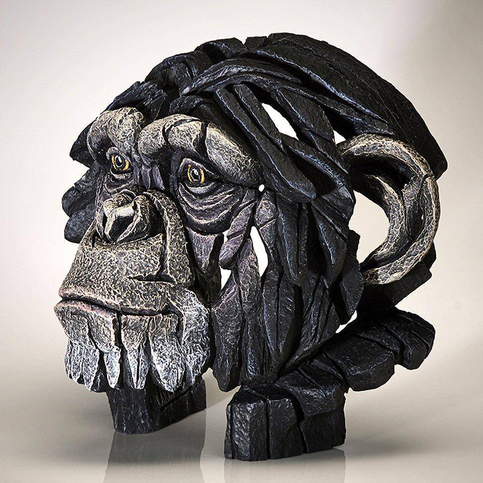 Edge Sculpture Chimpanzee Bust