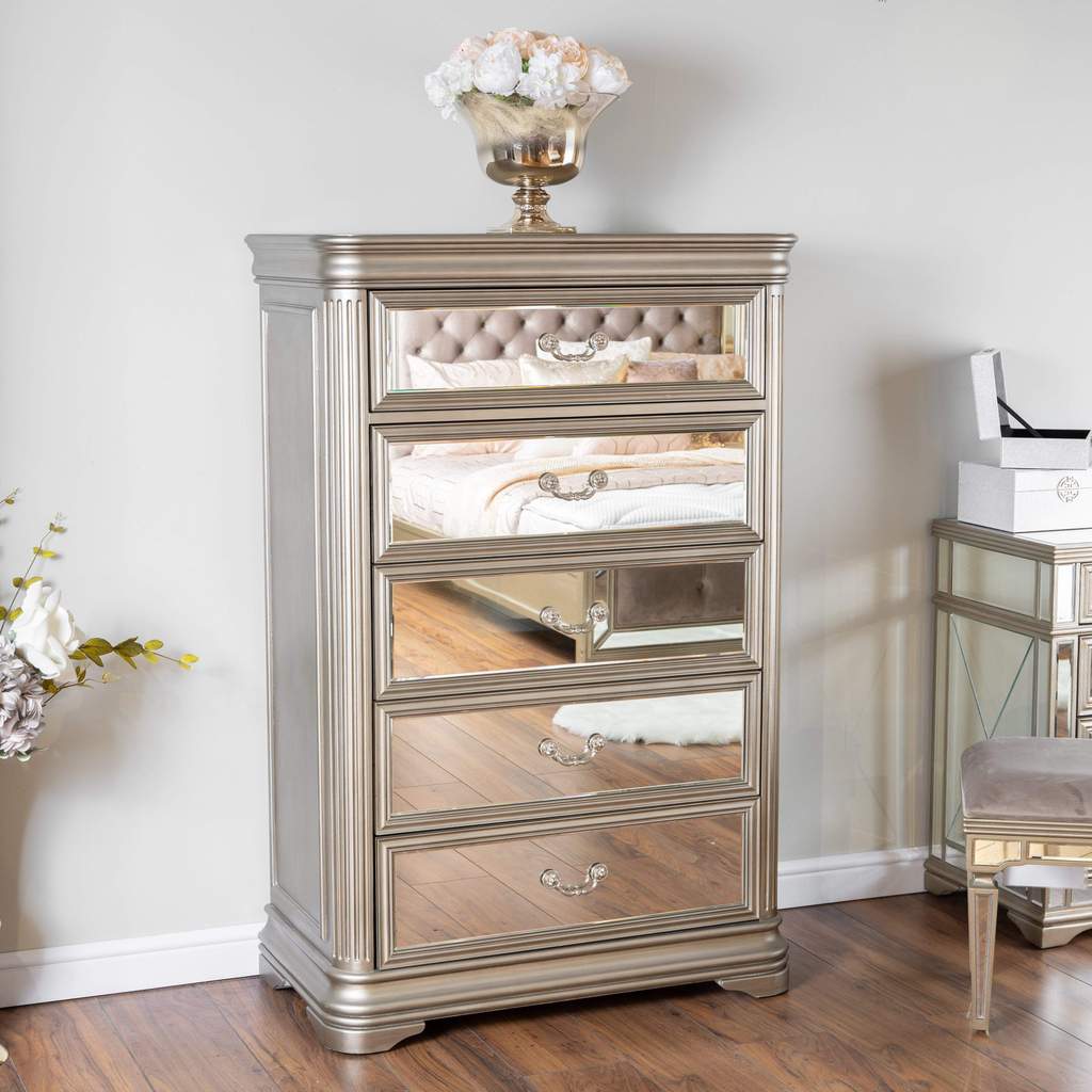 Jessica Tall Chest - Luxury Interiors