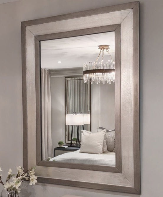Nova Champagne Wall Mirror - Luxury Interiors