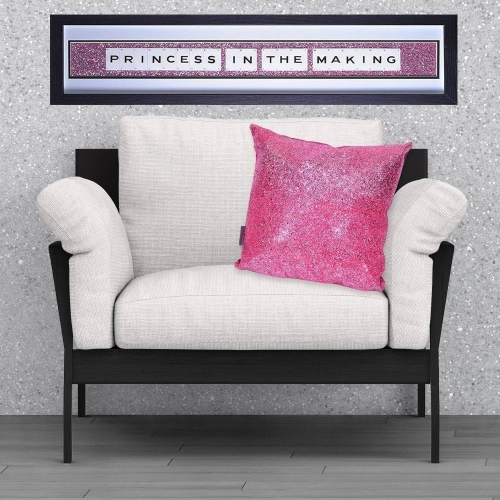 PINK Glitter Cushions - Luxury Interiors