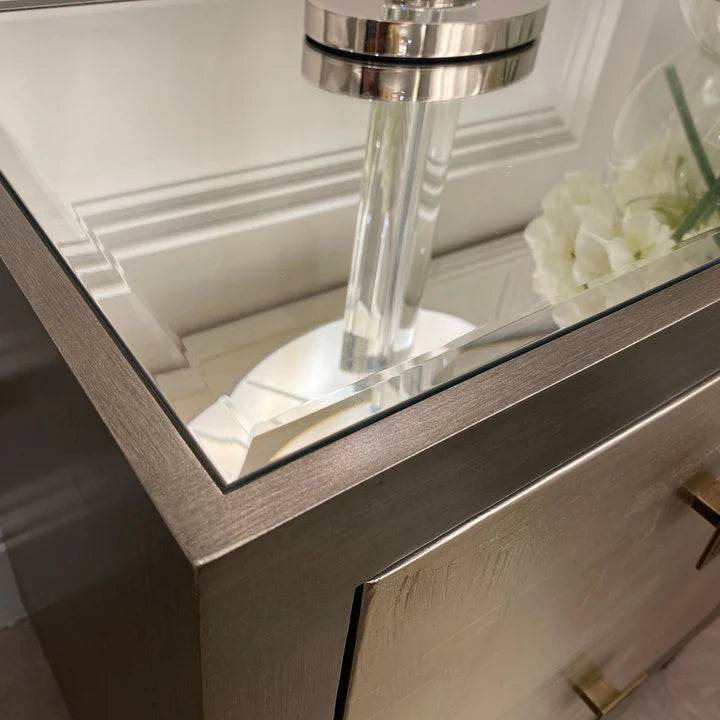 Nova Bed Side Table with - Luxury Interiors