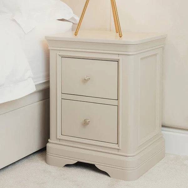 Maria Taupe Bedside Locker