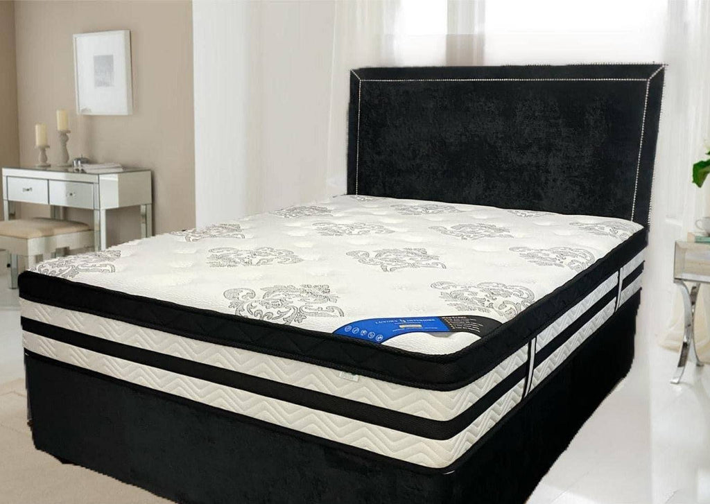 Rebecca Gas-Lift Ottoman Bed Beige