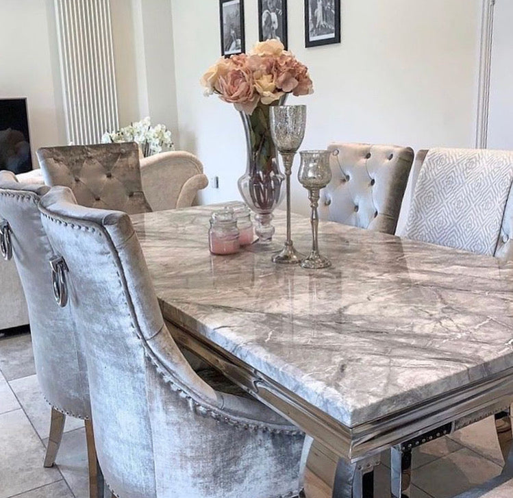 Arianna marble dining table set new arrivals