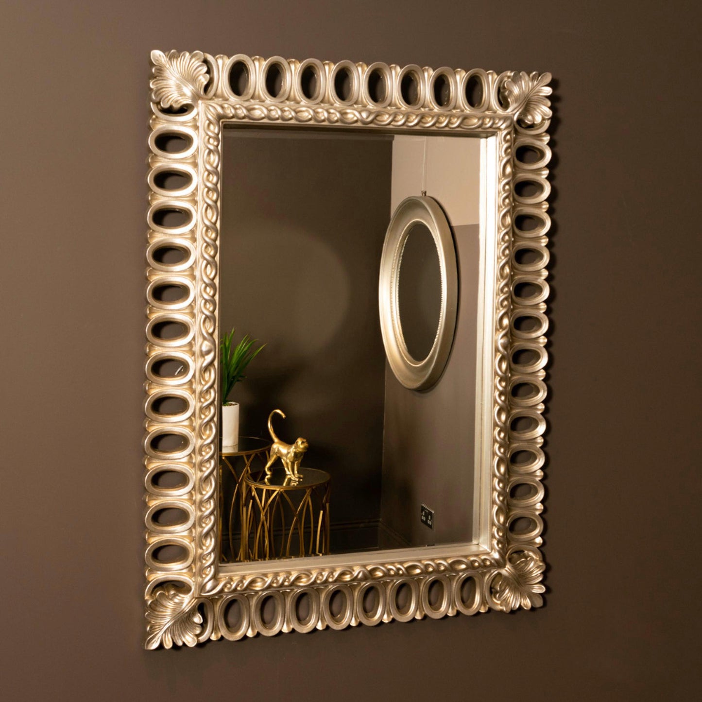 Reflections Loop Champagne Mirror - Luxury Interiors