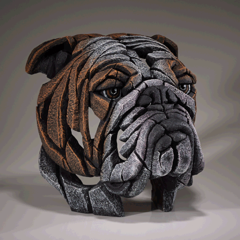Edge Sculpture Bulldog Bust - Luxury Interiors