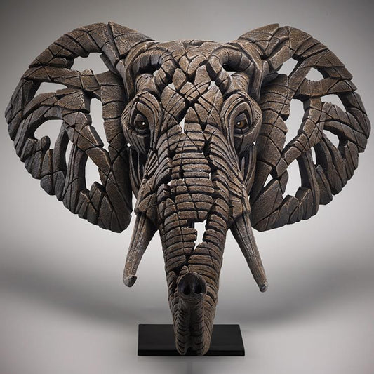 Edge Sculpture African Elephant Bust - Luxury Interiors