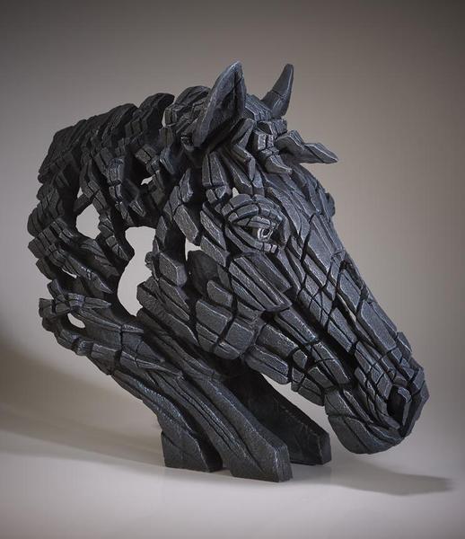 Edge Sculpture Horse Head Bust - Luxury Interiors