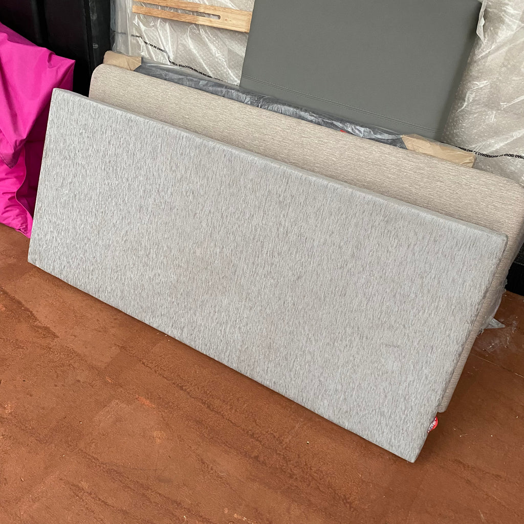 Grey Marl Fabric Headboard - Luxury Interiors
