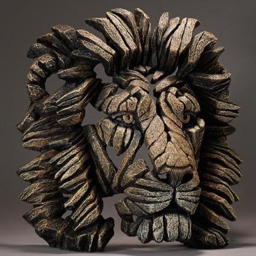 Edge Sculpture Lion Bust - Luxury Interiors
