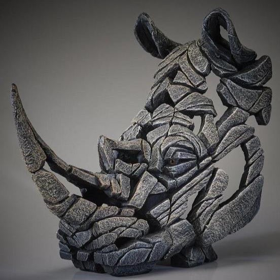 Edge Sculpture Rhinoceros Bust - Luxury Interiors