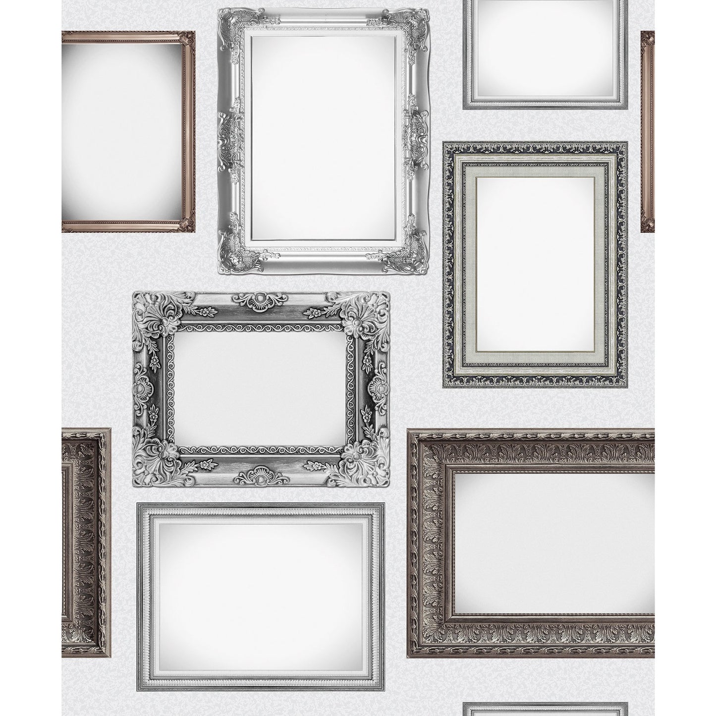 Modern and Traditional Photo Picture Frame Collage Wallpaper (53CM X 10M) - Luxury Interiors