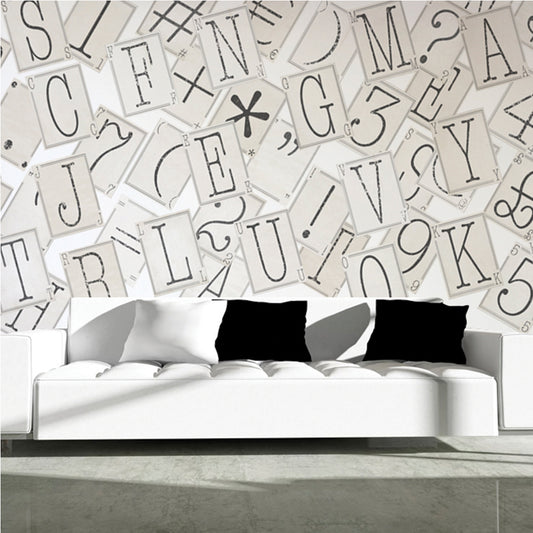 Wall Creative Collage Typo 2 64 piece Wallpaper Product Code: C64P-TYPO-002 - Luxury Interiors