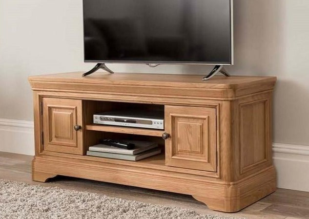 Carmen Oak TV Unit - Luxury Interiors