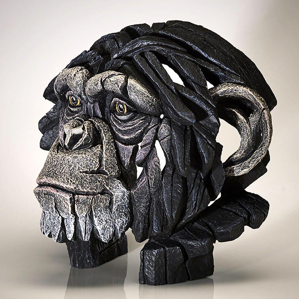 Edge Sculpture Chimpanzee Bust - Luxury Interiors