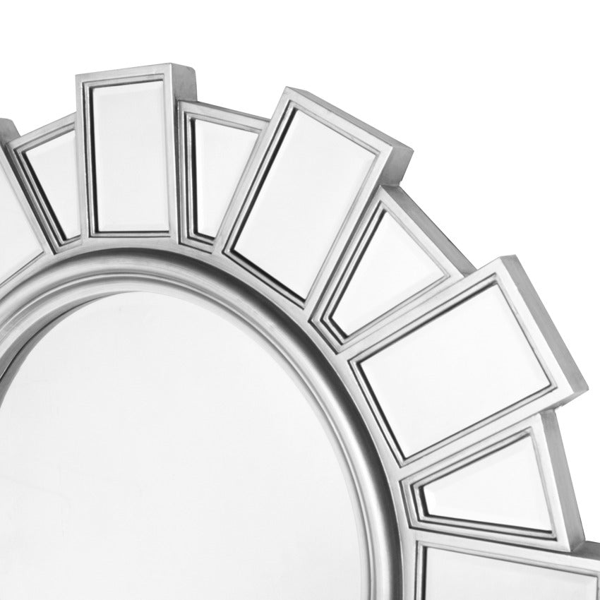 Gemma Silver Wall Mirrors - Luxury Interiors