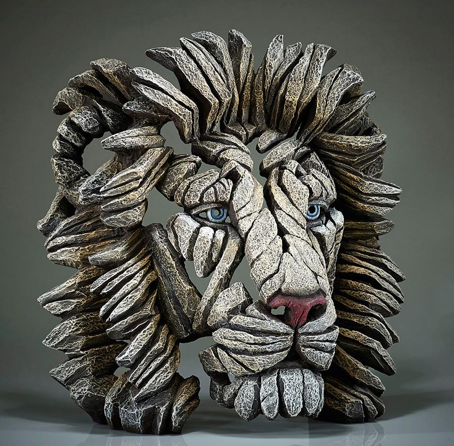 Edge Sculpture Lion Bust - Luxury Interiors